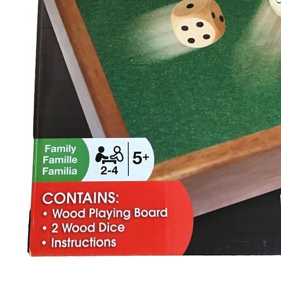 Shut The Box Wooden Dice Game - Picture 2 of 3